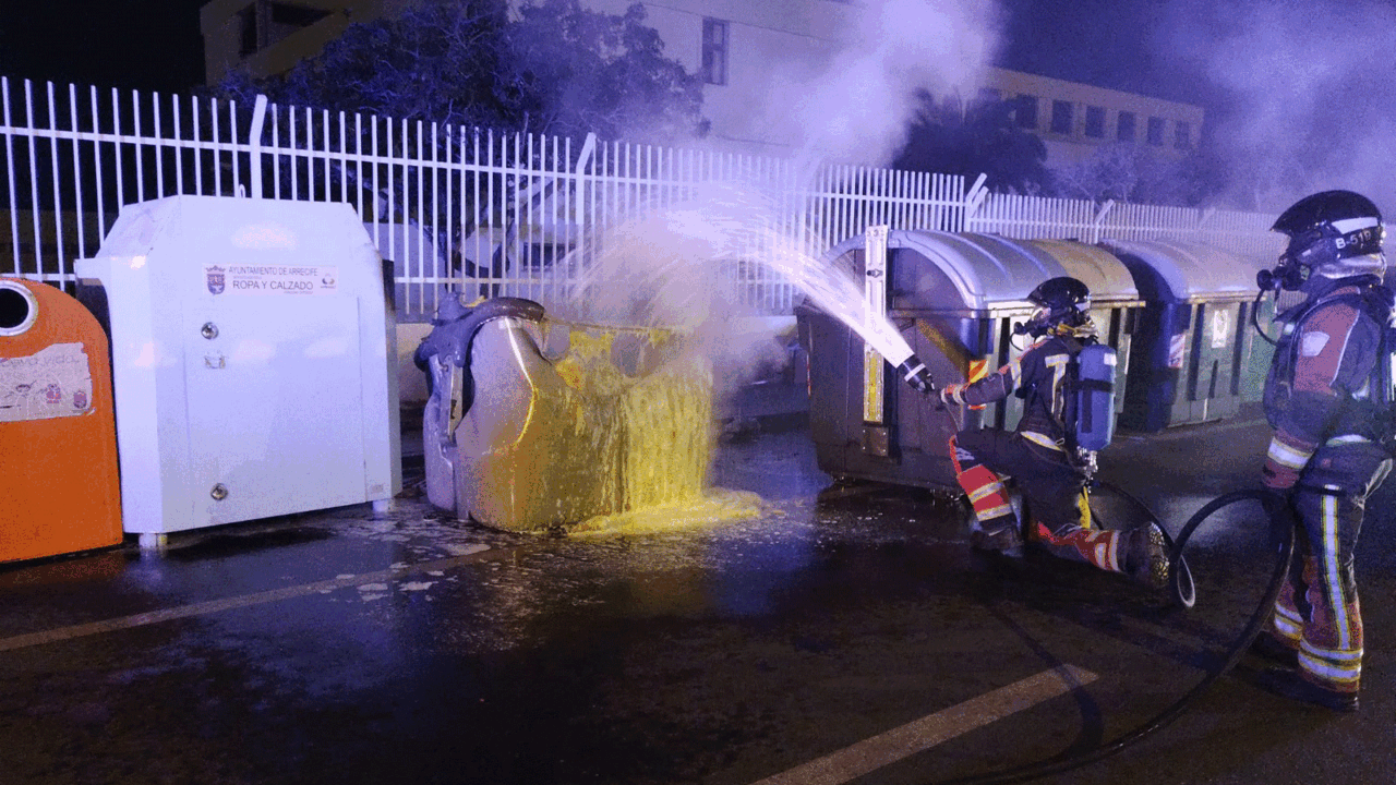 Otro de los incendios en Arrecife