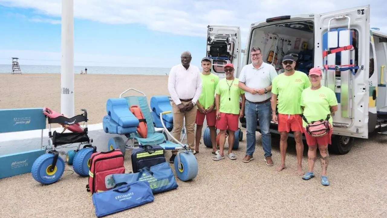 Servicios de socorrismo en la playa de Guacimeta