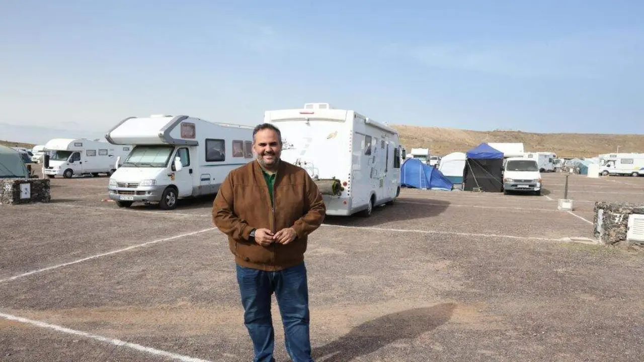 El consejero del &Aacute;rea de Acampada, Samuel Mart&iacute;n