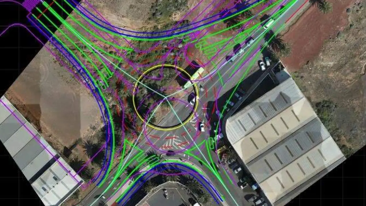 Recreaci&oacute;n visual de la rotonda que se construir&aacute; en los accesos a la zona de Lloret, en Arrecife, en una carretera de &aacute;mbito insular, y para la que ya est&aacute; redactado su proyecto. 