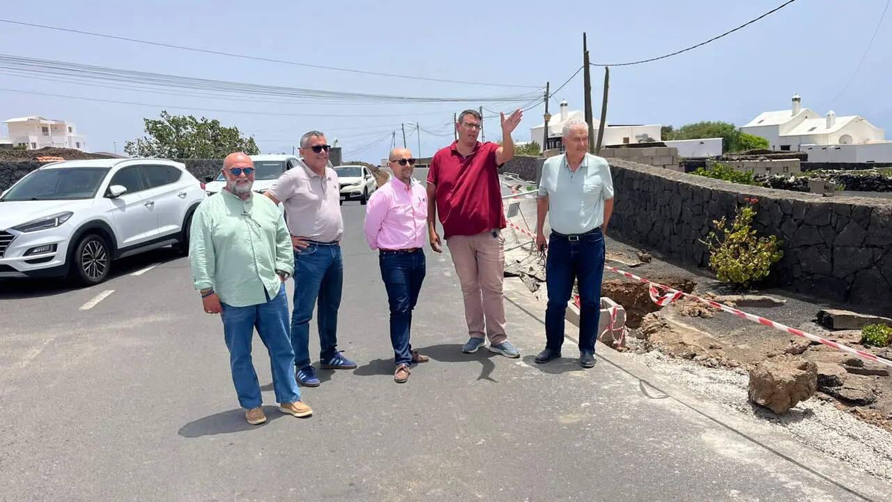 Visita a las obras de La Candelaria