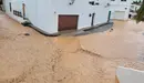 Lluvias intensas en el Barranco de Elvira Sánchez en Haría