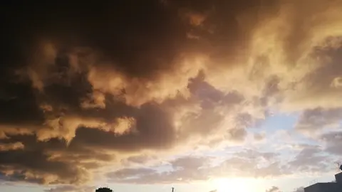 Silueta de la ciudad de Arrecife.