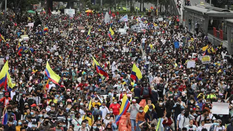 Manifestación en Colombia.