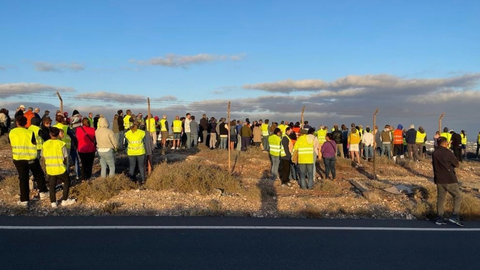 Concentración vecinal en El Polvorín.