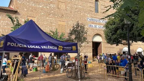 Una de las zonas para centralizar las ayudas