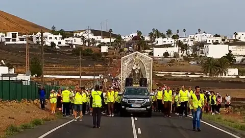 Saliendo del pueblo de Tao