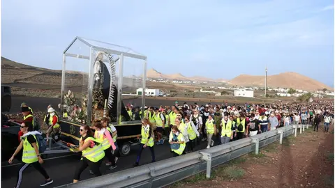 Un momento de la Bajada