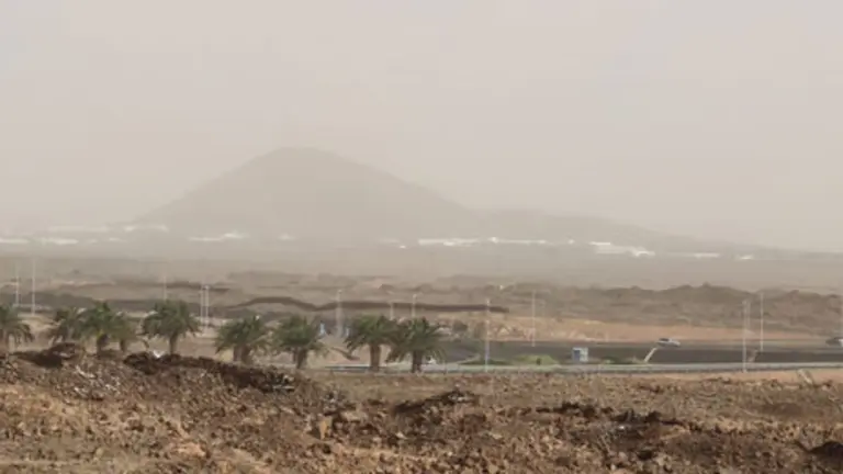 Calima en Lanzarote. Imágen de archivo.