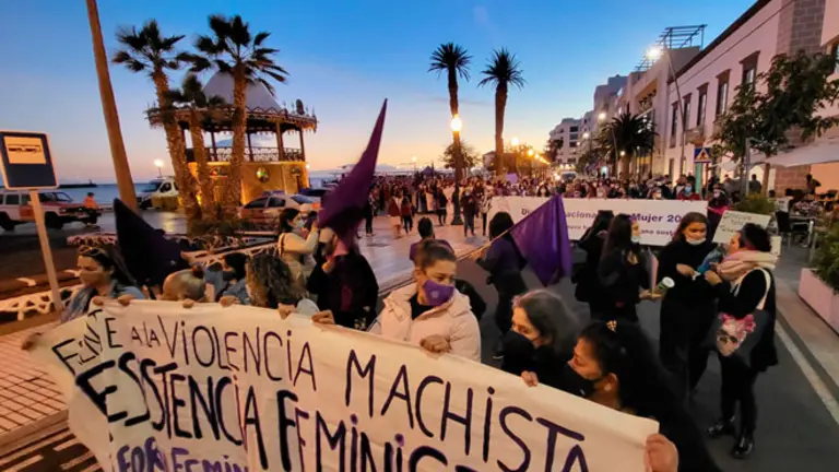 Manifestación contra la violencia de género. Imagen de archivo.