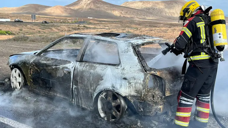 Incendio vehículo