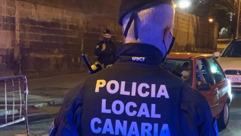Control de la policia de Arrecife