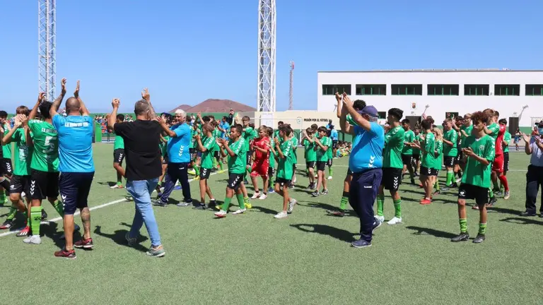 Celebración de la fiesta del fútbol