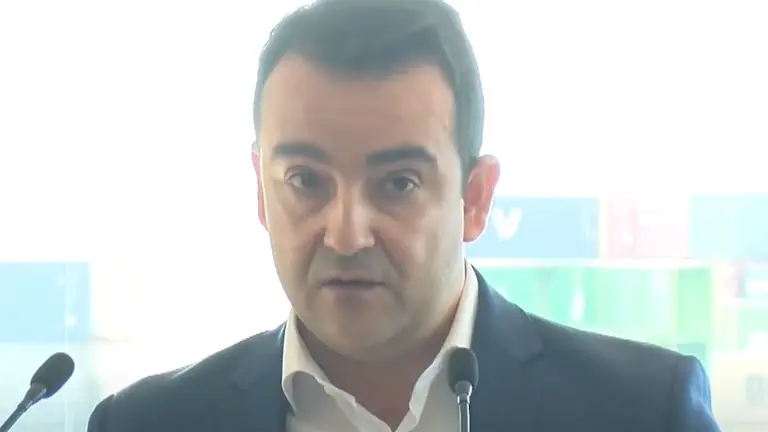 José Valle en la presentación del proyecto