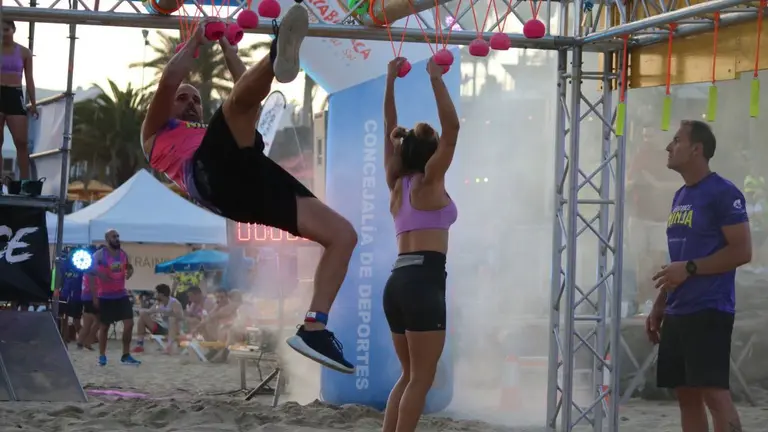 Celebración de la carrera deportiva en Playa Blanca