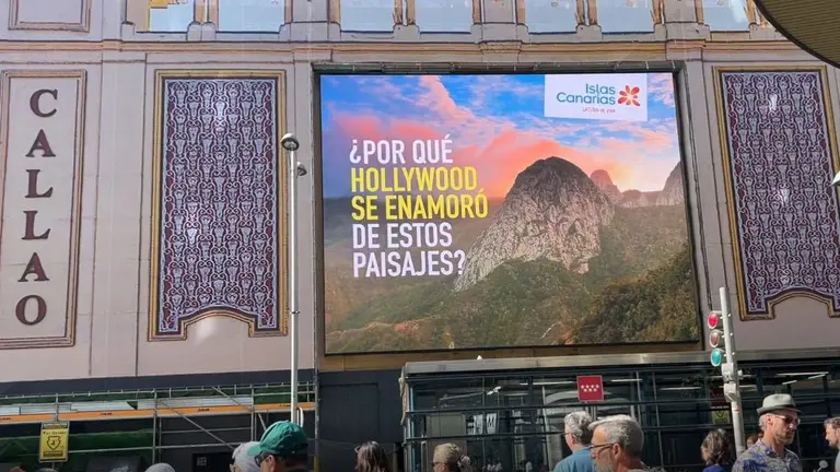 Imágenes de Canarias en Callao, Madrid