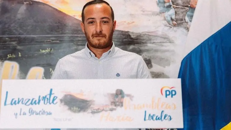 Presidente local PP Haría, David Álvarez Muñoz