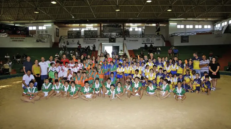 Lucha canaria de los más pequeños