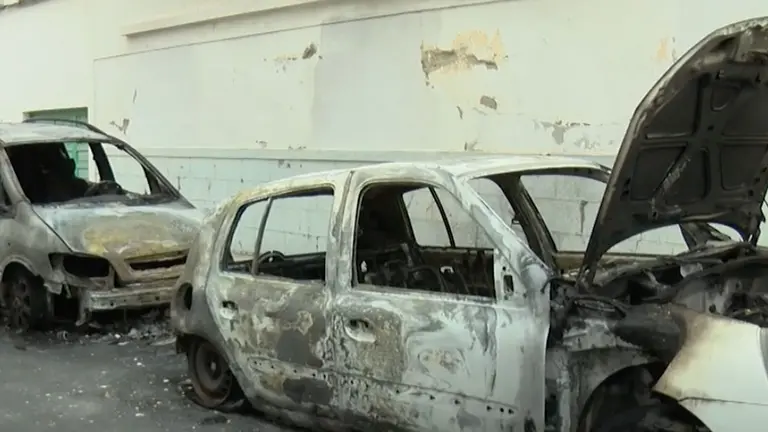 Incendio vehículos en Arrecife