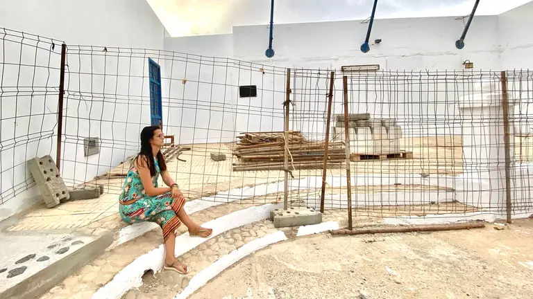 Nieves Arrocha, PP Teguise, en La Graciosa