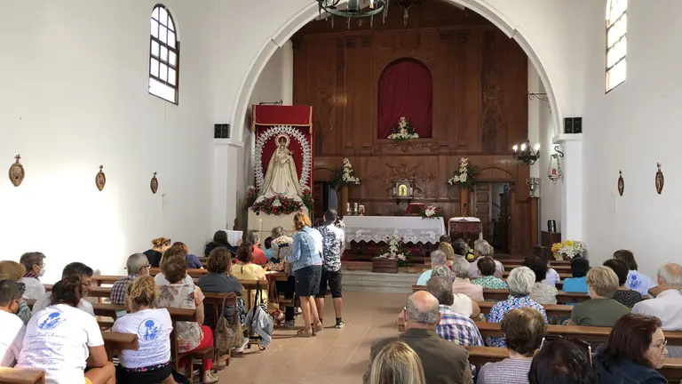 Ermita de Las Nieves en lo alto de Famara