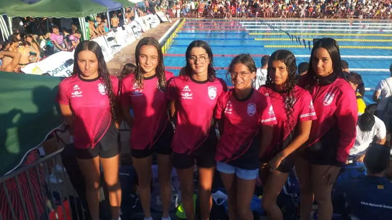 Nadadoras del club de natación ESNA Lanzarote