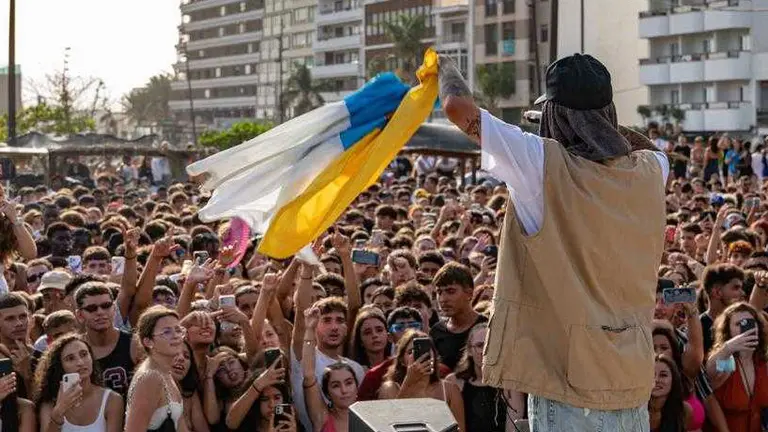 Foto: Archivo. Actuación en el Parque Islas Canarias