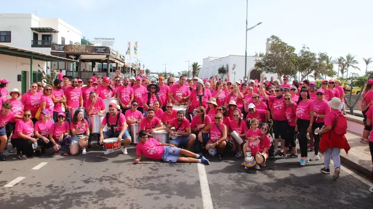 Caminata contra el cáncer en Playa Blanca
