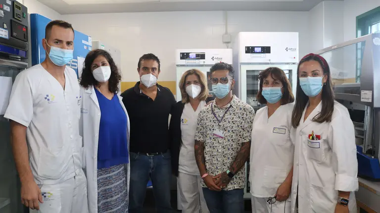 Equipo del servicio de Transfusión