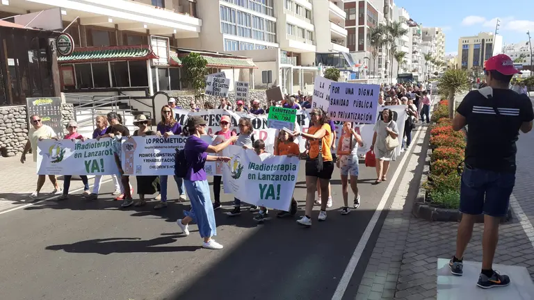 Manifestación de este sábado convocada por AFOL