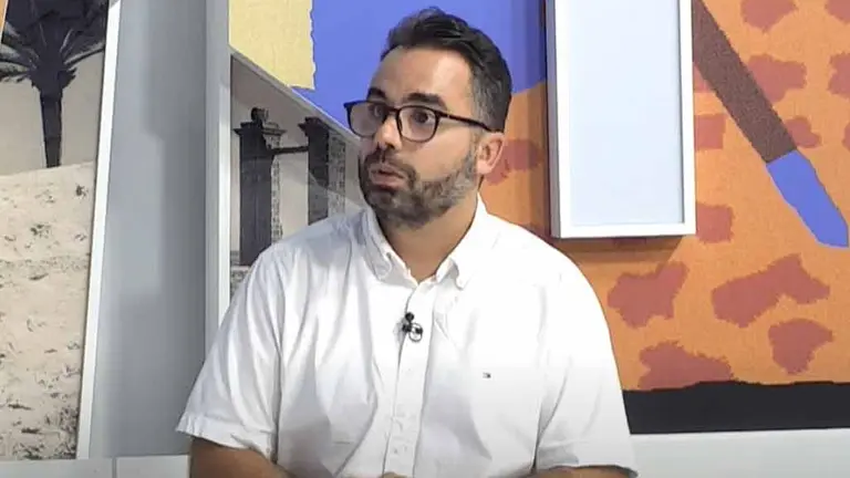 Echedey Eugenio en una entrevista de Biosfera TV