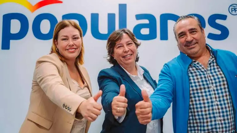 Astrid Pérez, Ángel Vázquez y Rita Hernández