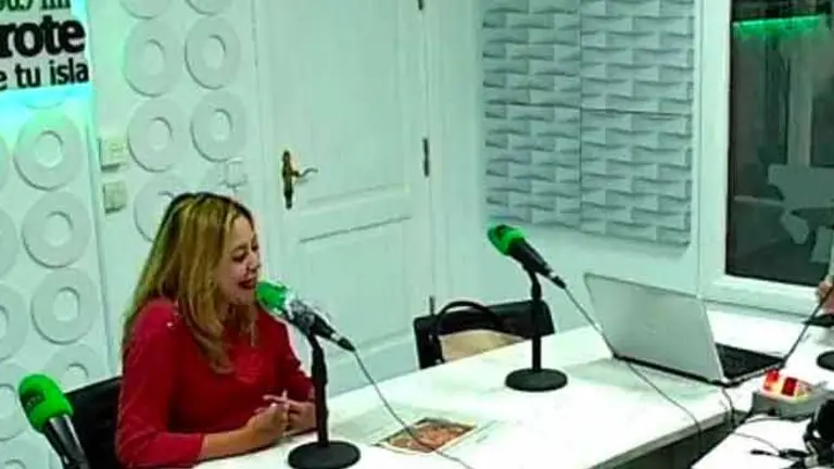 María Dolores Corujo en Radio Lanzarote