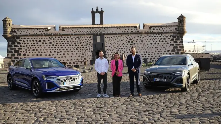 Audi presenta en Lanzarote su nuevo modelo eléctrico