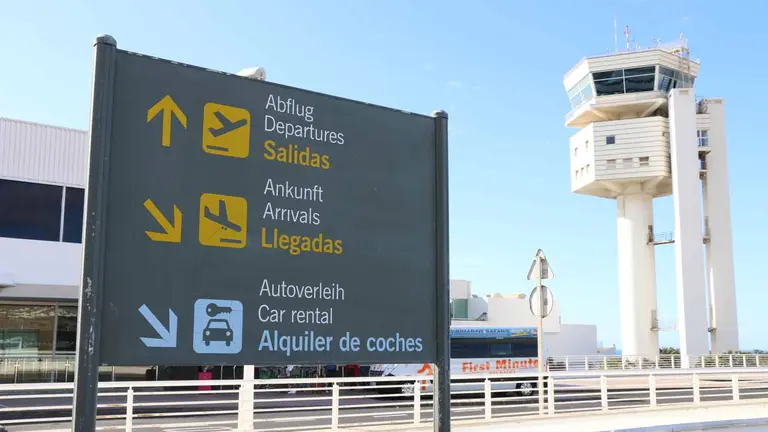 Aeropuerto César Manrique de Lanzarote.