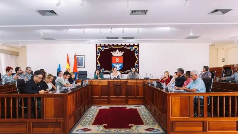 Pleno en el Ayuntamiento de Arrecife