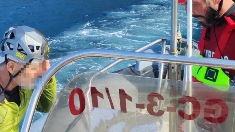 Parapentista rescatado