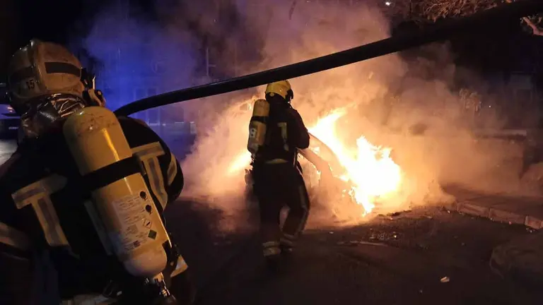 Incendio contenedores en Arrecife