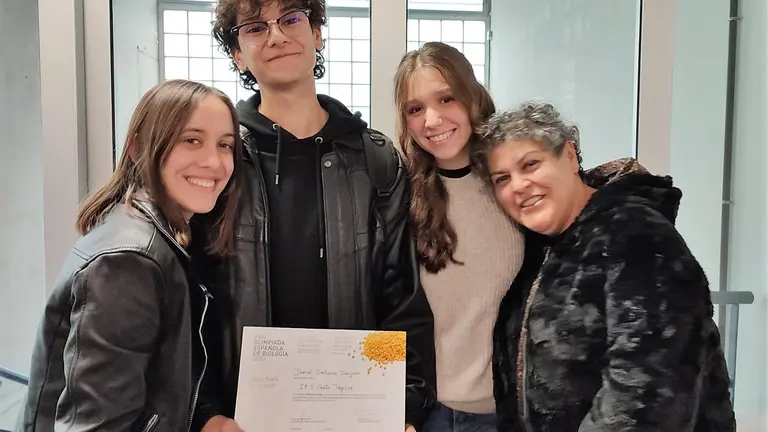 Daniel Orellana a la Olimpiada de Biología