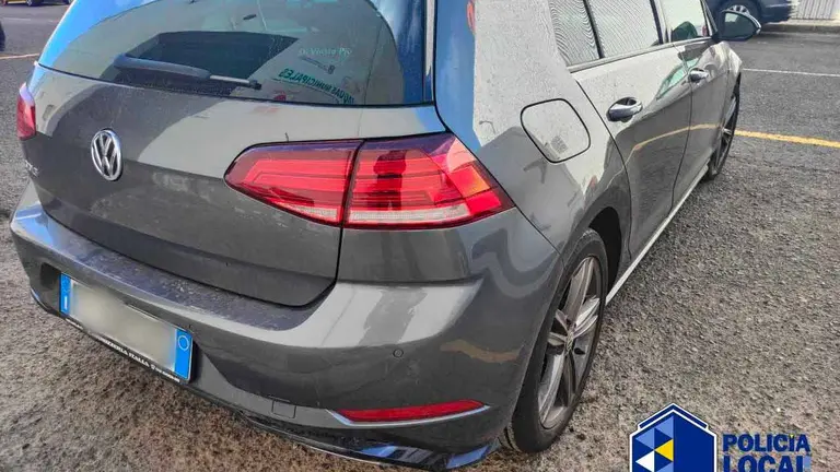 Vehículo sobre el que constaba una orden europea de aprehensión