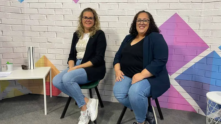 Attenery y Mónica, presidenta y vicepresidenta de LanzaroteTEA