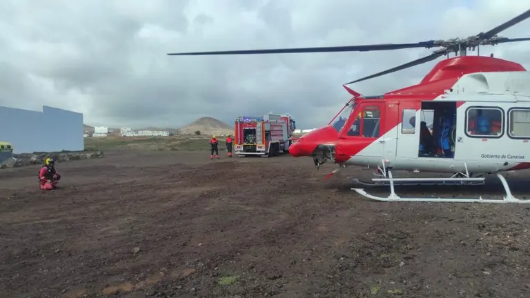 Helicóptero de rescate