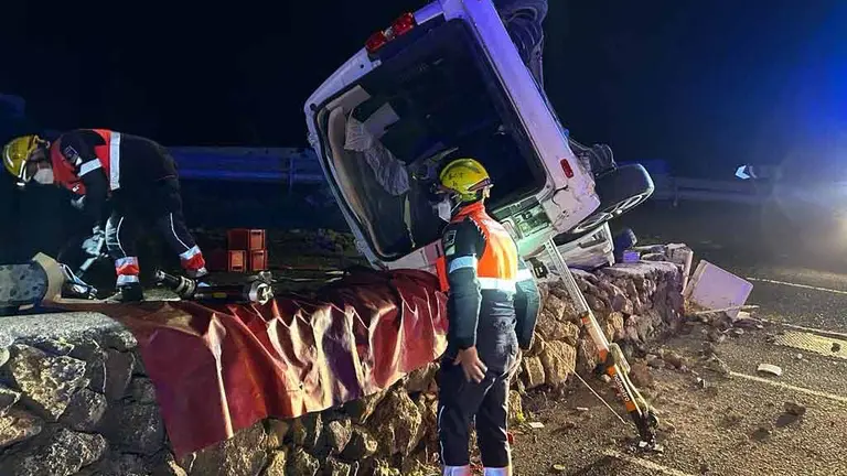 Accidente por Los Valles