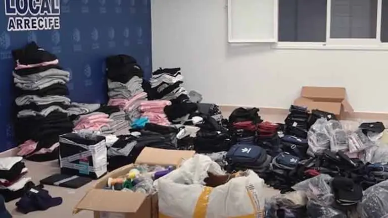 Vídeo de la operación-La Policía Local de Arrecife desmantela un establecimiento de falsificaciones