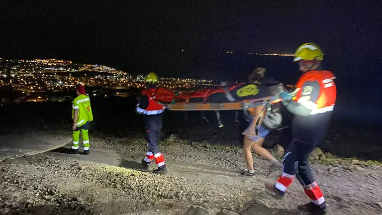 Senderista accidentado
