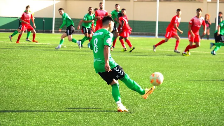 Un momento del partido