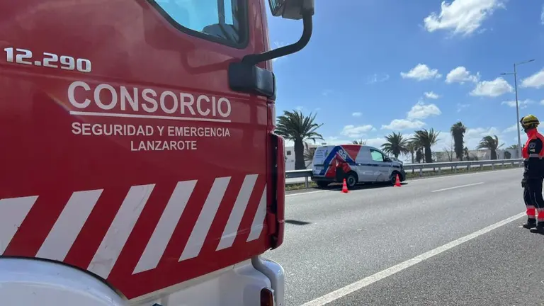 Accidente de tráfico en la autovía