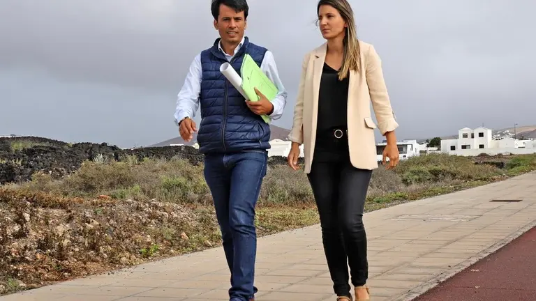 Marcos Bergaz y Jenifer Galán