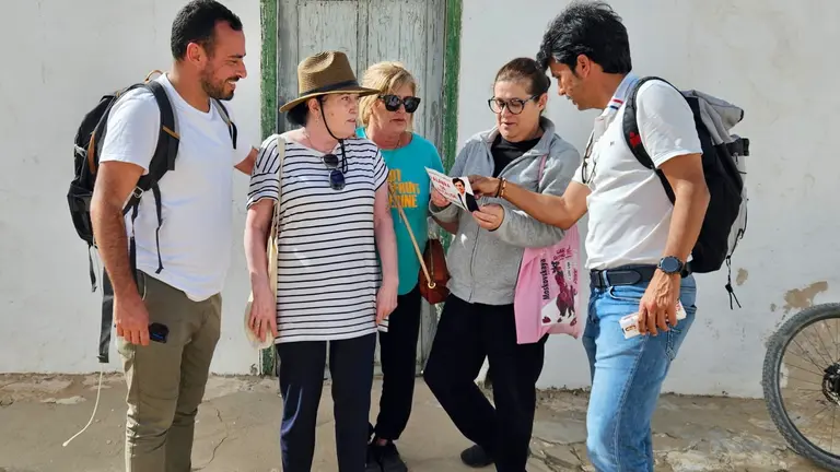 Marcos Bergaz, candidato del PSOE a la alcaldía de Teguise, en La Graciosa