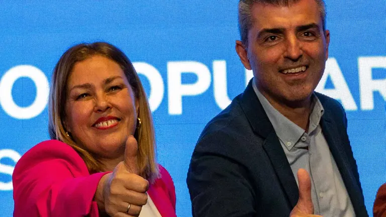 Astrid Pérez y Manuel Domínguez